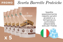 Barrette Proteiche-Cioccolato e Arachidi Pack 5 x 5 spedito a temperatura controllata