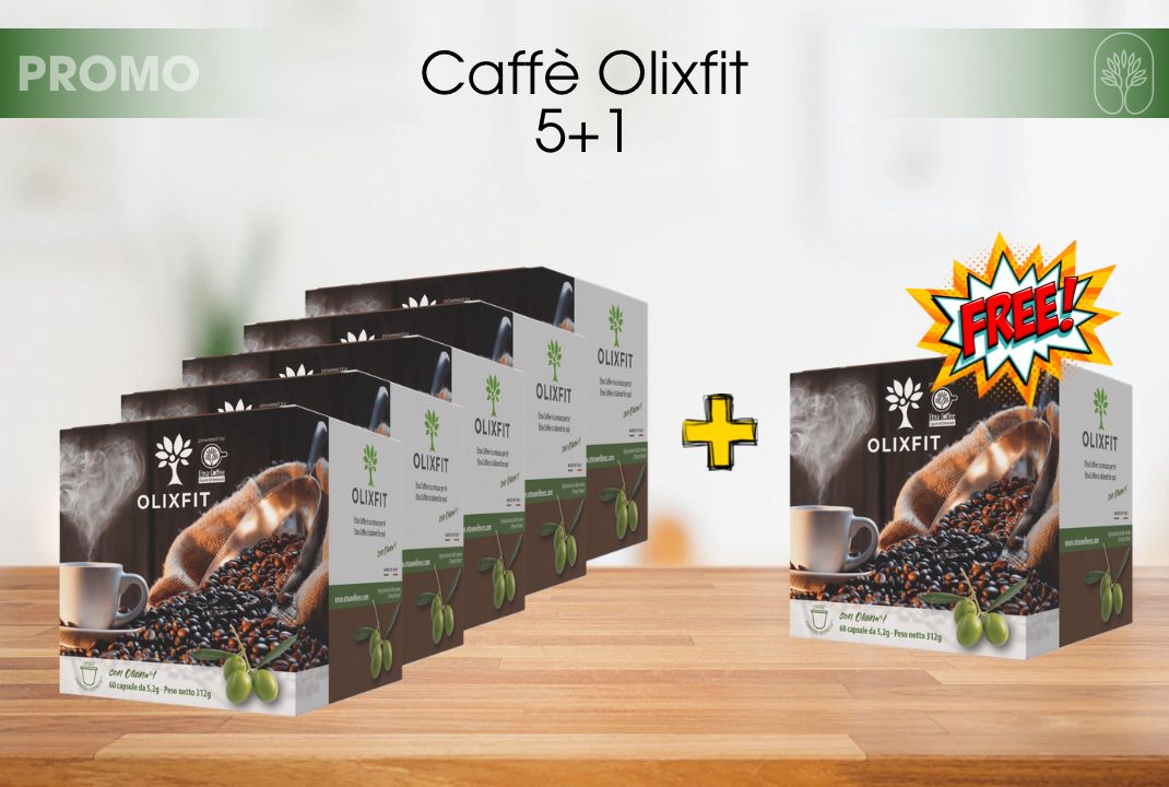 PROMO Caffe con OLIXINA capsule 60 X5 + 1 OMAGGIO** COMPATIBILE NESPRESSO***