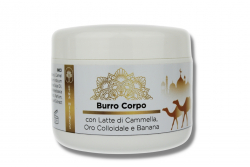 Burro Corpo Latte di Cammella, Oro Colloidale e Banana