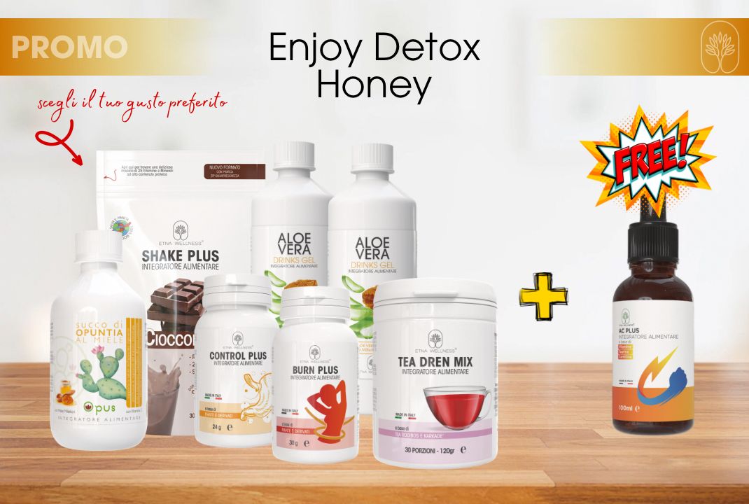 ENJOY DETOX HONEY + AC PLUS OMAGGIO