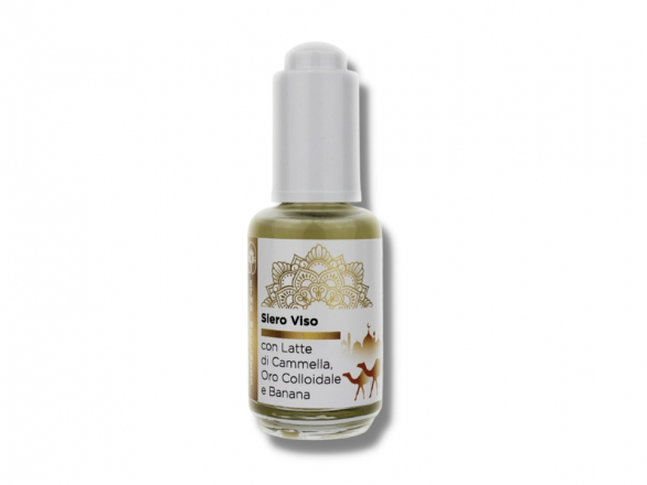 Siero Viso Latte di Cammella, Oro Collaidale e Banana