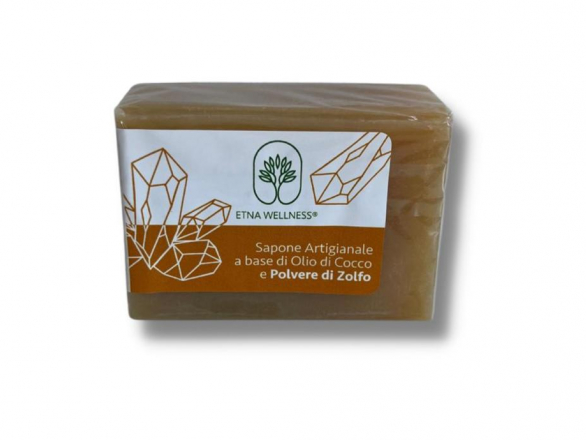 Sapone Artigianale Olio di Cocco e Polvere di Zolfo