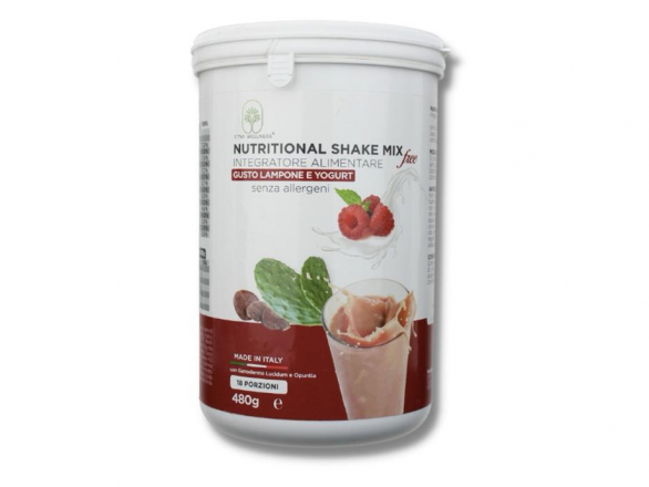 Nutritional shake mix lampone e yogurt