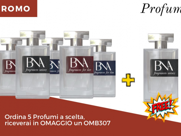 5 Profumi a Scelta + BNA OMB307 GRATIS