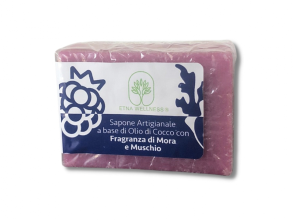 Sapone Artigianale Olio di Cocco con Mora e Muschio