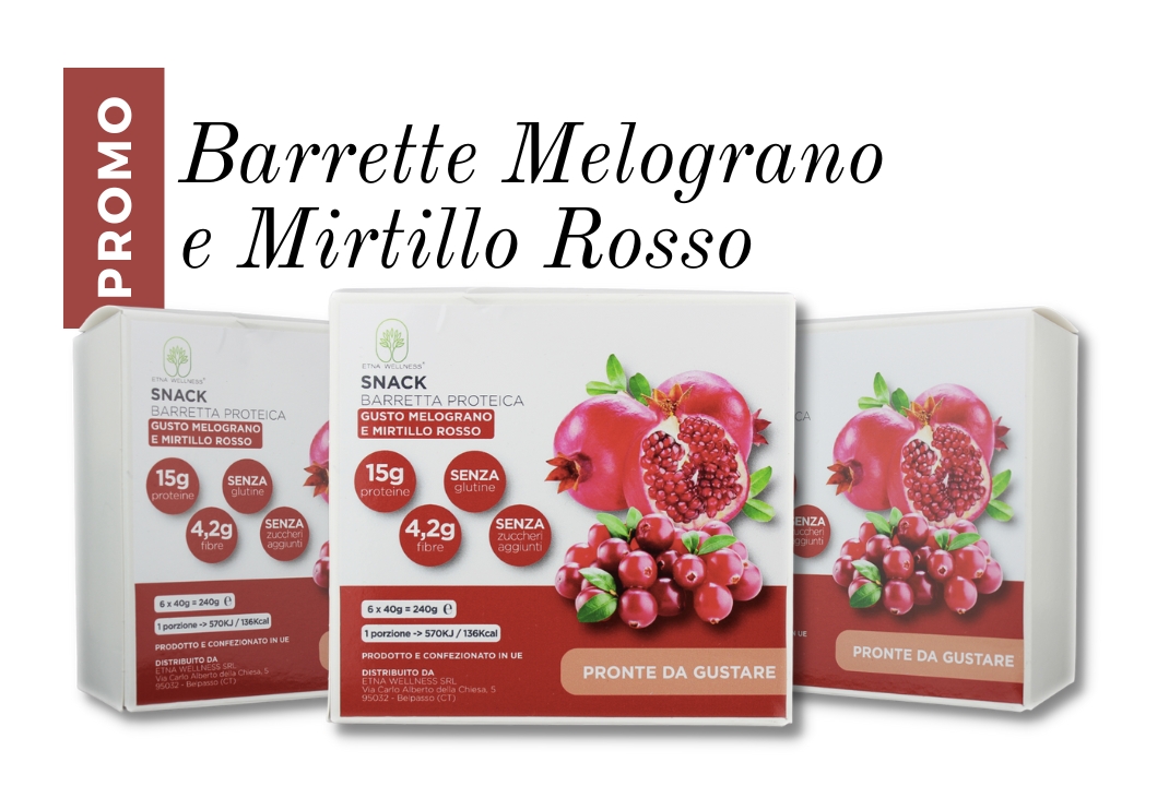 Pack 3x6 Barrette Proteiche Melograno