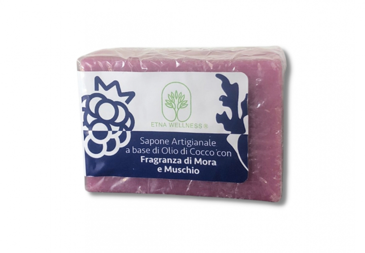 Sapone Artigianale Olio di Cocco con Mora e Muschio