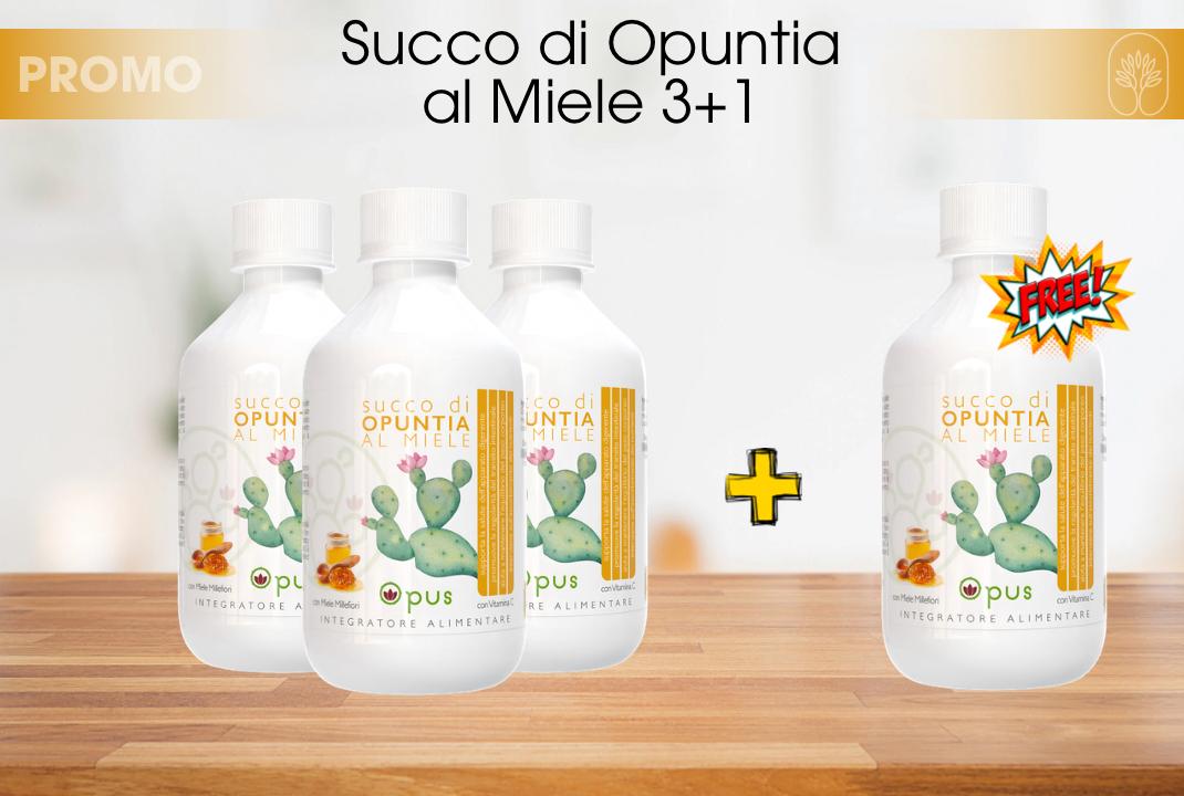 Succo di Opuntia al Miele 3+1