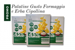 Pack  3 Patatine Proteiche "Formaggio e Ebra Cipollina"