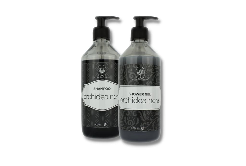 Promo Showergel e Shampoo-orchidea nera
