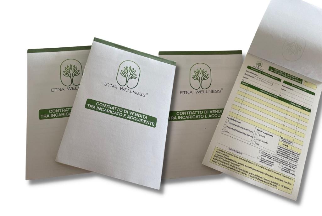 Contratto di vendita tra incaricato e acquirente Etna Wellness