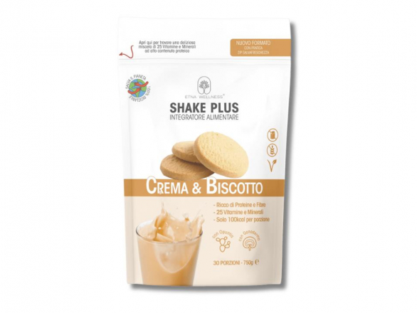 Shake Plus Crema si Biscuiti - 30 de portii -750 g