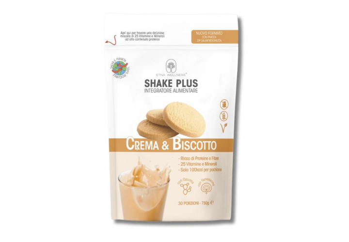 Shake Plus Crema e Biscotto - 30 porzioni - 750g